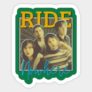 Ride Vintage 1988 // Nowhere Original Fan Design Artwork Sticker